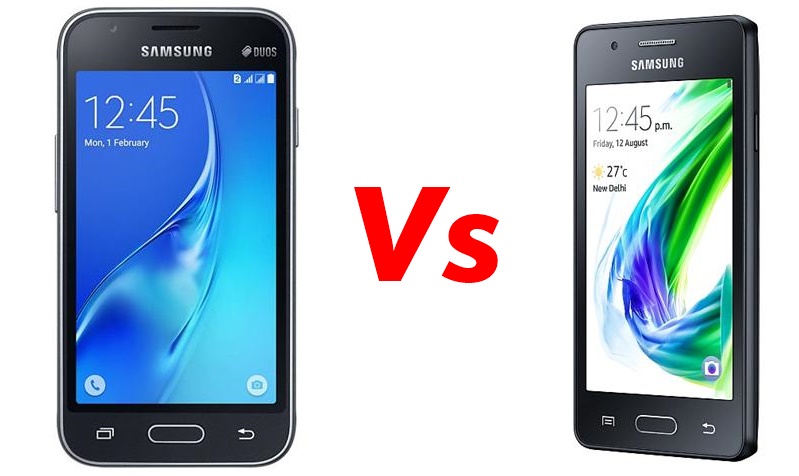 Spesifikasi dan Harga Samsung Galaxy J1 Mini vs Samsung Z2 