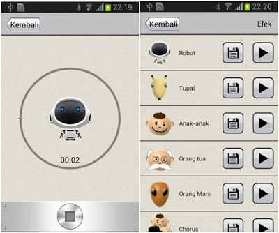 Aplikasi Voice Changer (Androbaby) – LemOOt