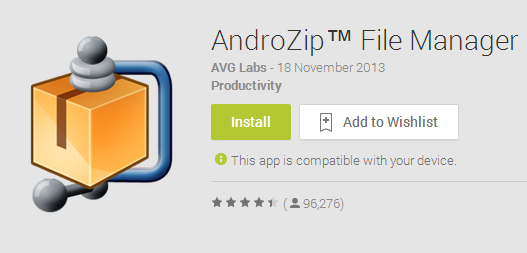 Cara Mudah Membuka File Zip dan Rar Di Smartphone Android