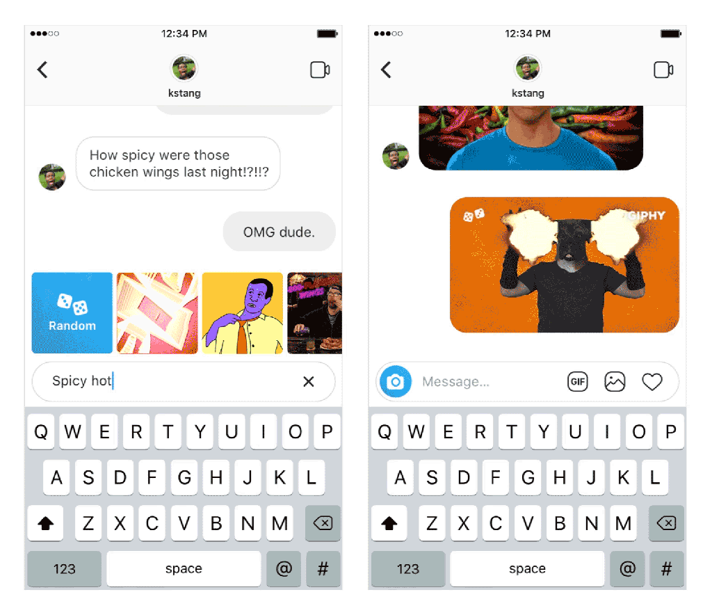 Instagram Tambahkan Dukungan GIF di Direct Messenger