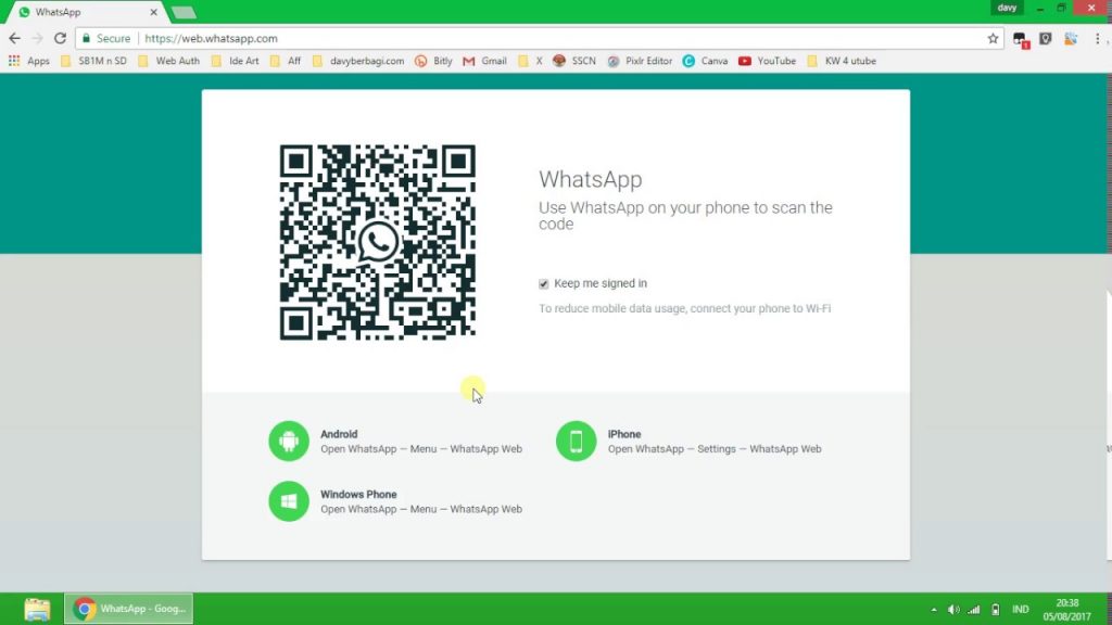 cara buka WA di laptop, whatsapp web – LemOOt