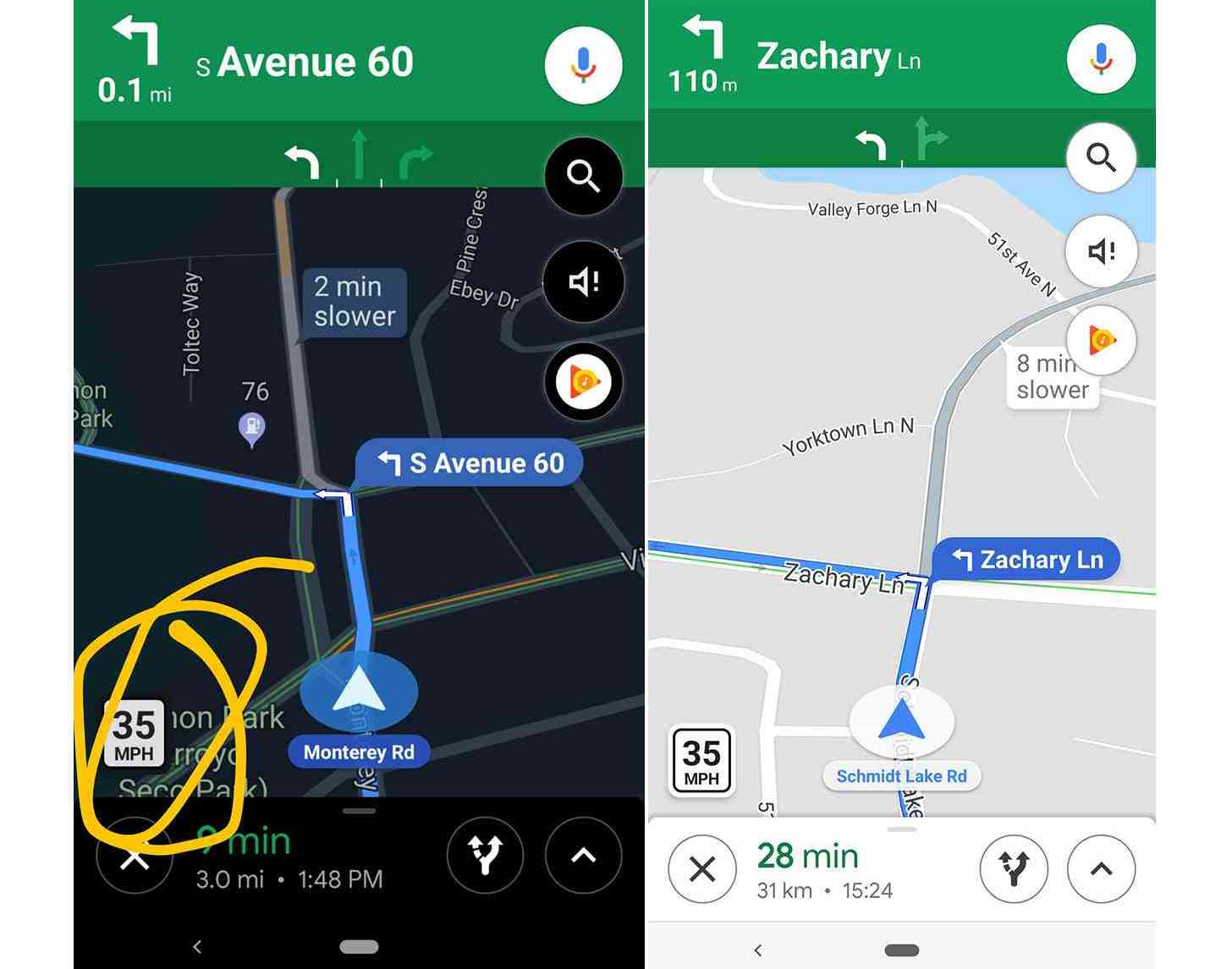 Google Maps Untuk Smartphone Kini Akan Tunjukkan Batas Kecepatan,fitur terbaru google maps,google maps, hack google maps,google, fitur canggih google maps, fitur baru google maps ios, fitur baru google maps android, ios, android, google maps tool news