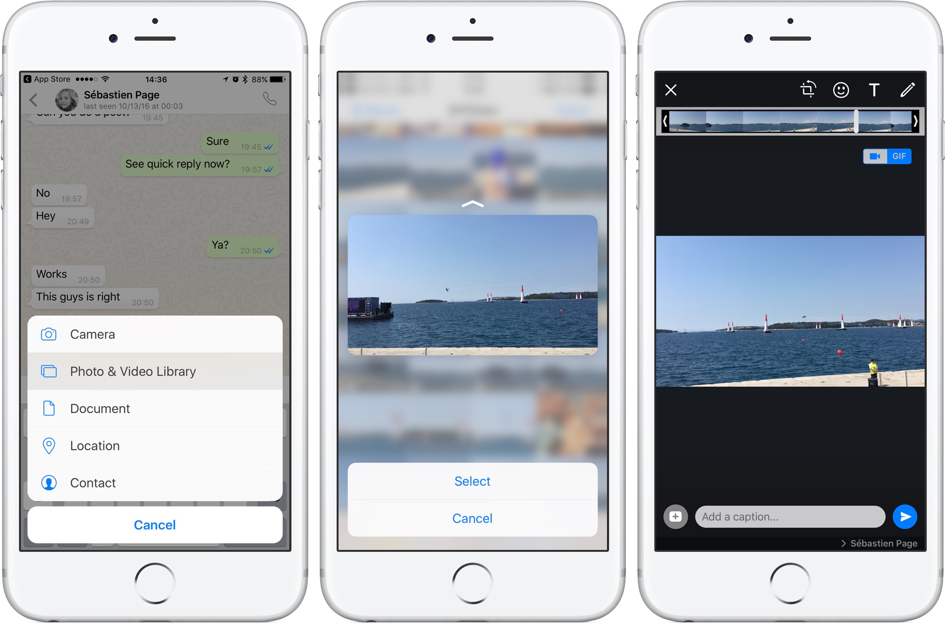 Fitur Terbaru WhatsApp untuk iOS ,Reply Private,Tambahan Stiker di Foto dan Video