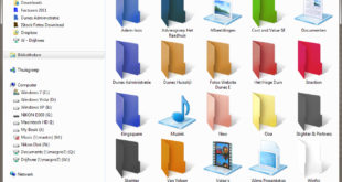 cara mewarnai folder windows
