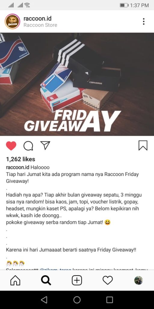 Konten Giveaway