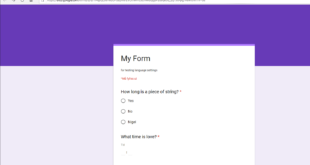 google form